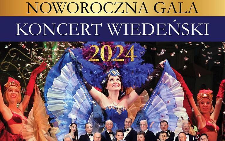 Koncert wiedeński: Noworoczna gala  Na zdjęciu plakat koncertu