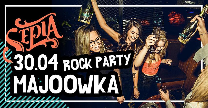  Majoowka Rock Party  Na zdjęciu plakat imprezy