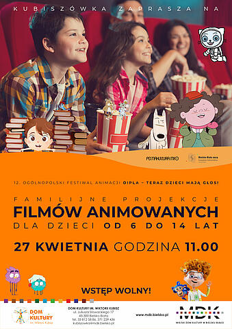  12. Ogólnopolski Festiwal Animacji O!PLA Na zdjęciu plakat imprezy