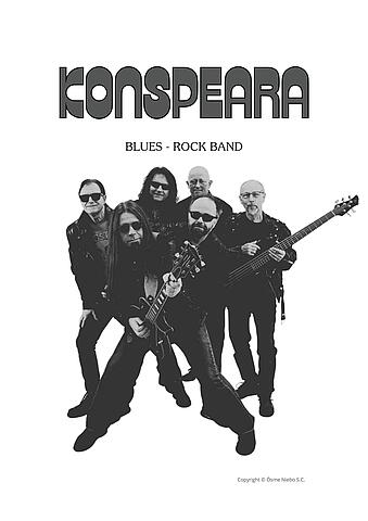  Konspeara Blues Band: Wieczór z bluesem Na zdjęciu plakat koncertu