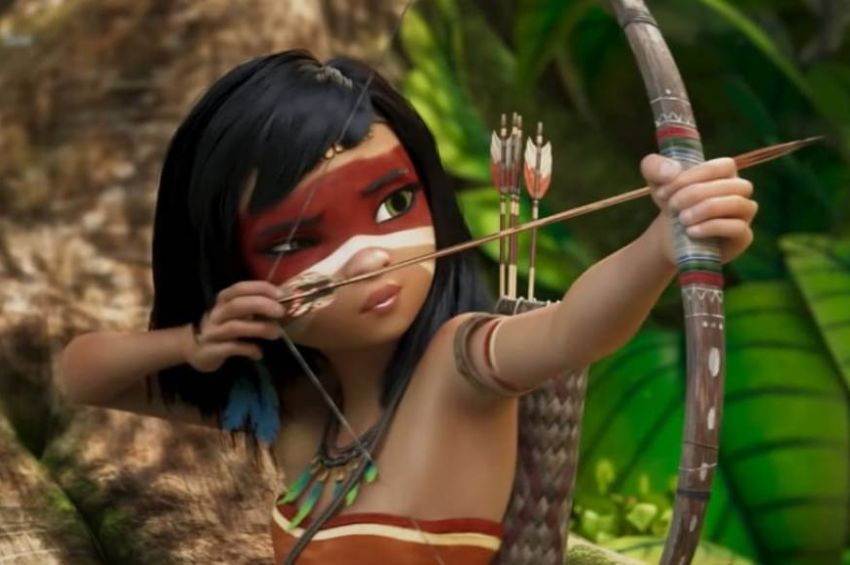  Ainbo - strażniczka Amazonii Na zdjęciu kadr z filmu Ainbo - strażniczka Amazonii 