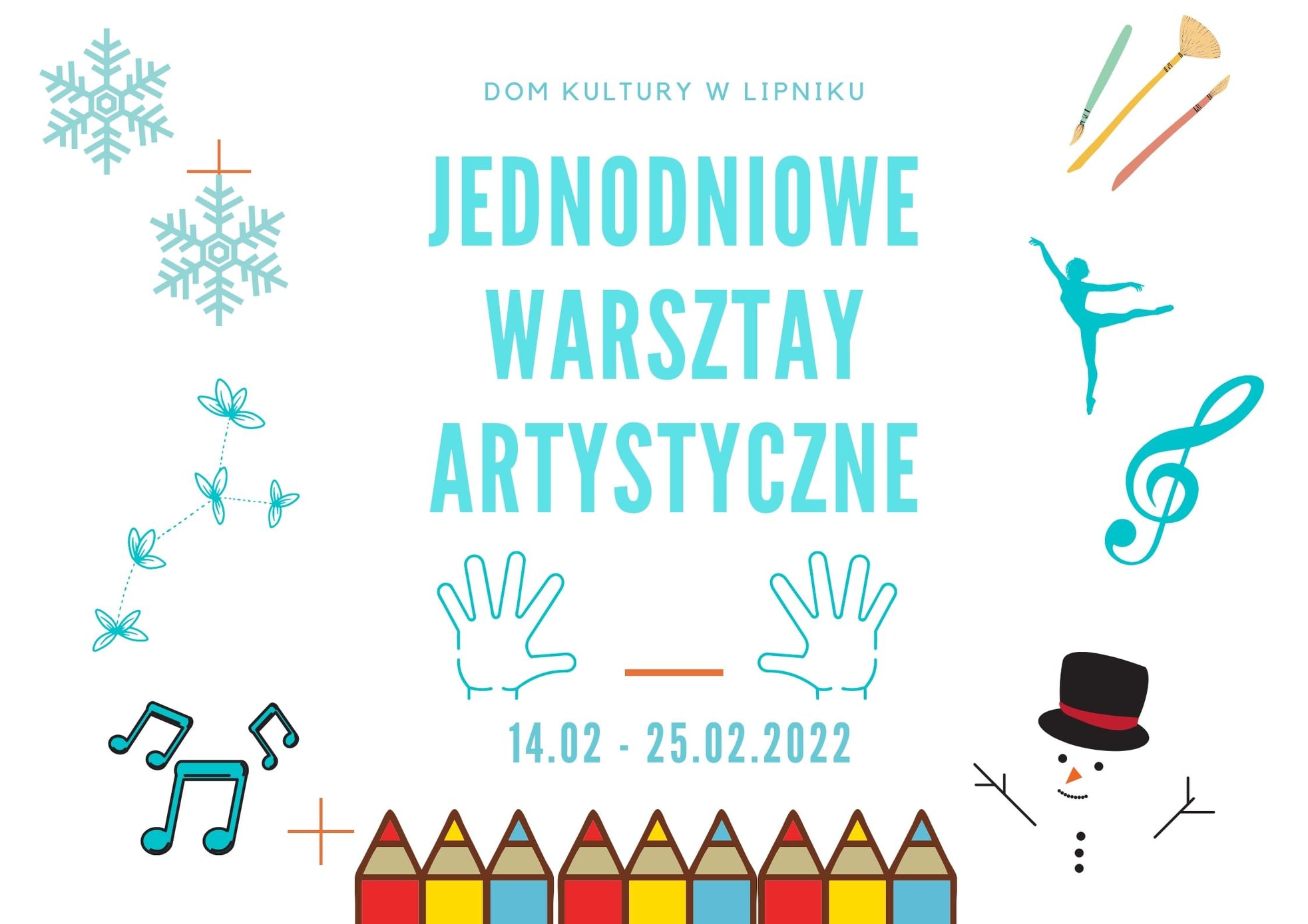  Dom Kultury w Lipniku: Akcja Zima Na zdjęciu plakat imprezy