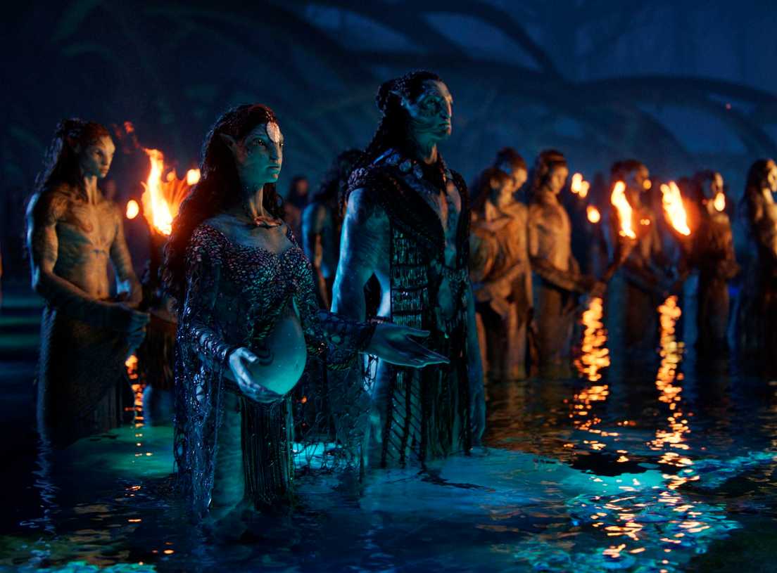  Avatar: Istota wody Na zdjęciu kadrz filmu Avatar: Istota wody