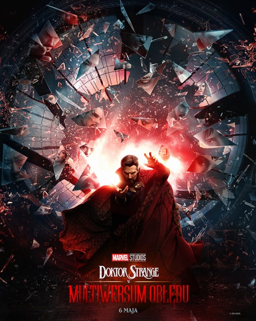  Doktor Strange w multiwersum obłędu Na zdjeciu plakat filmu