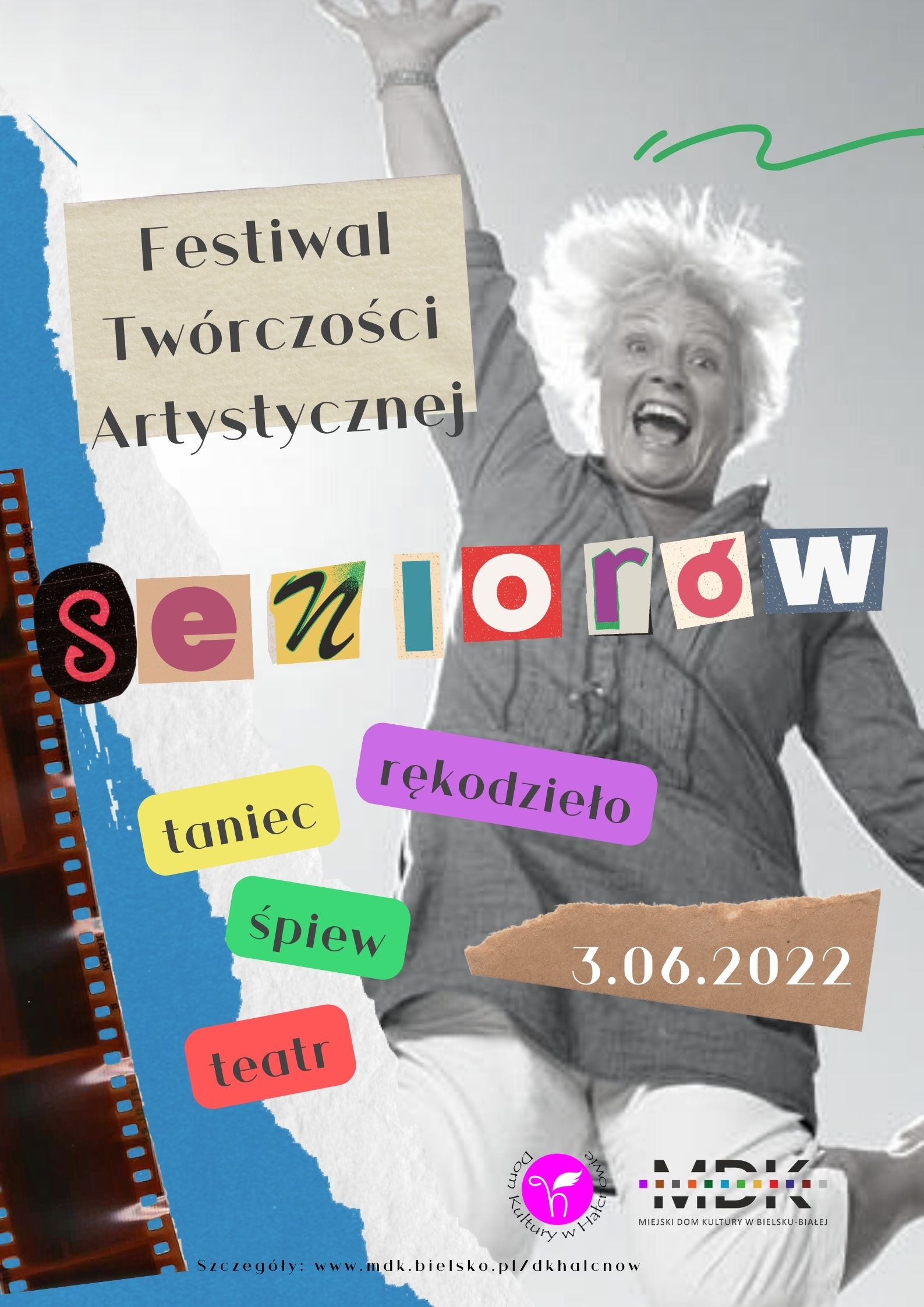  5. Festiwal Twórczości Artystycznej Seniorów Na zdjęciu plakat imprezy