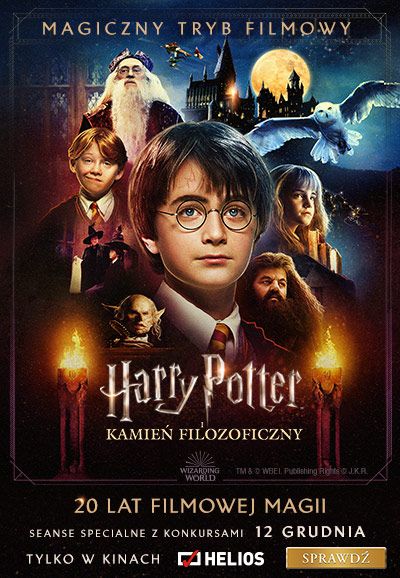  Harry Potter i Kamień Filozoficzny Na zdjęciu plakat zapowiadający film