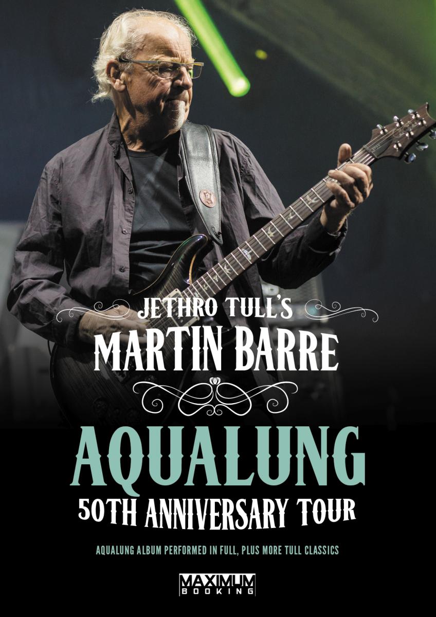  Martin Barre: Aqualung Na zdjęciu plakat koncertu