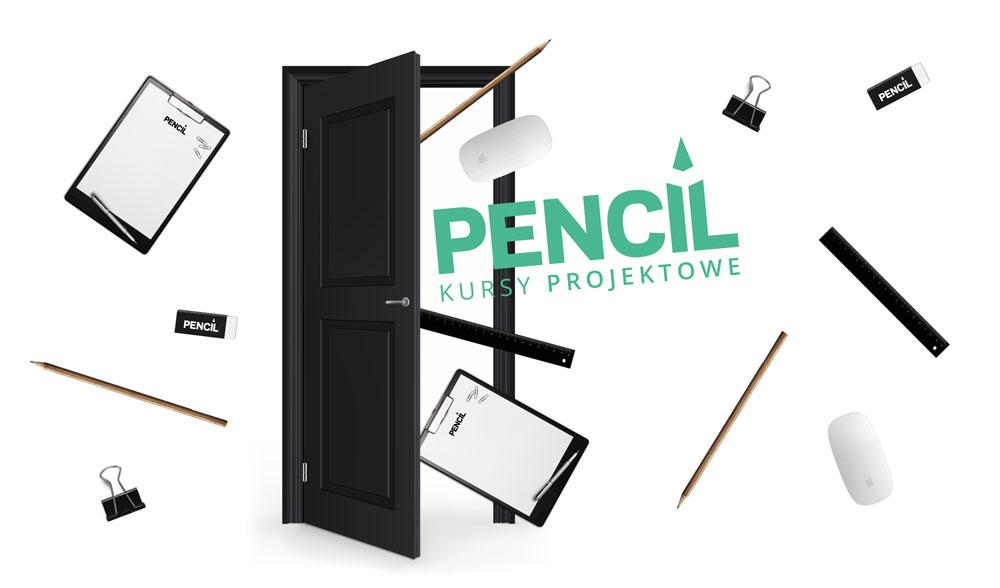  Pracownia Pencil: dzień otwarty (kursy rysunku, historii sztuki) Na zdjęciu plakat