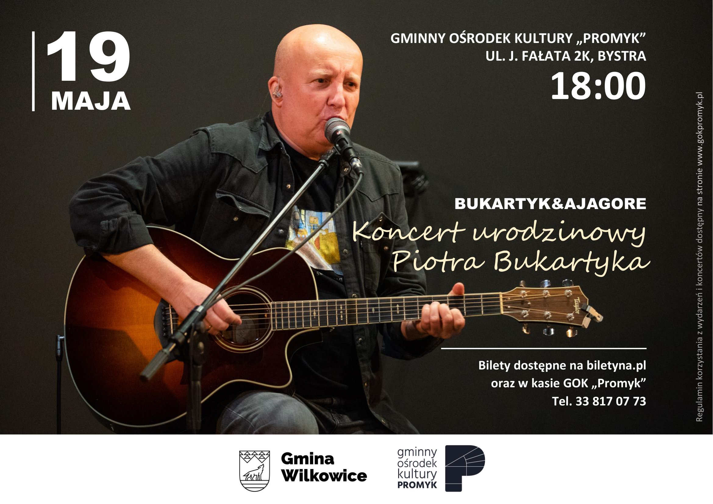  U sąsiadów: Bukartyk/Ajagore Na zdjęciu plakat koncertu