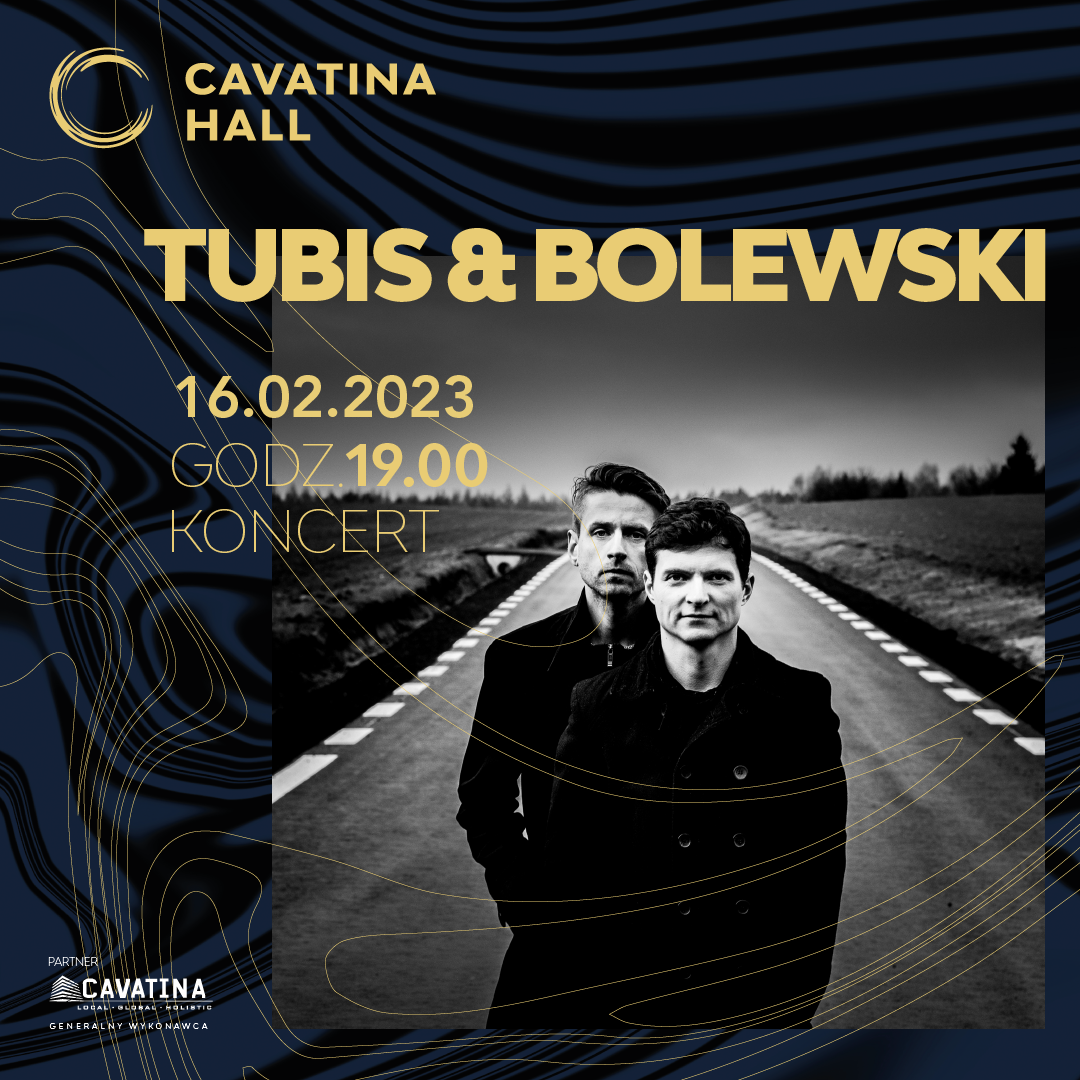 Bolewski & Tubis Na zdjęciu plakat koncertu