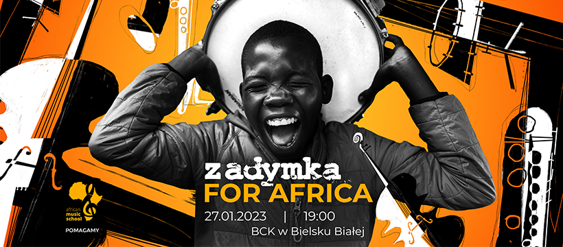  Zadymka for Africa Na zdjęciu plakat koncertu