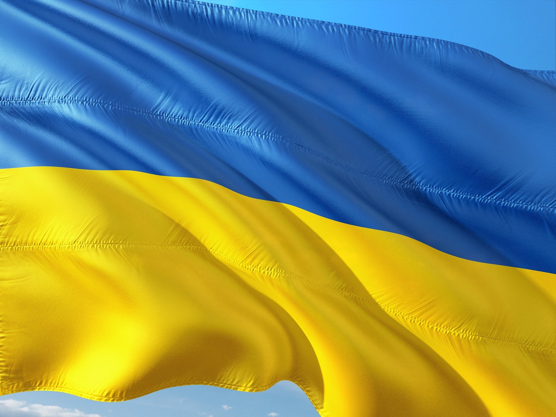  Koncert Wdzięczności Flaga ukraińska