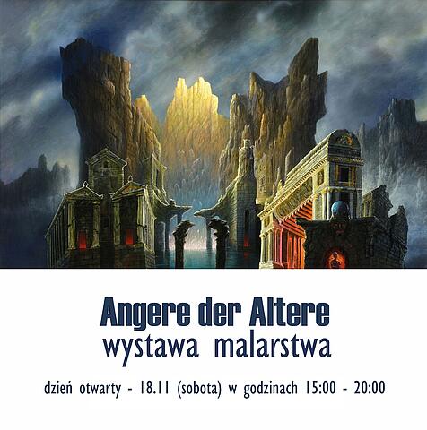  u sąsiadów: Ludwig Angerer der Ältere - malarstwo Na zdjęciu plakat wystawy