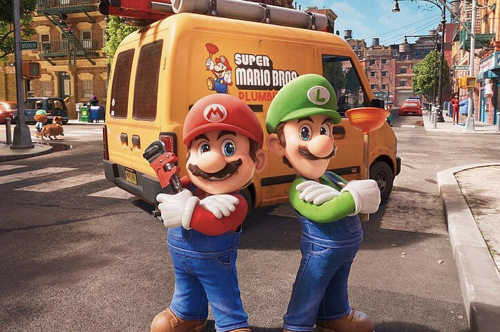  Super Mario Bros. Film Na zdjęciu kadr z filmu