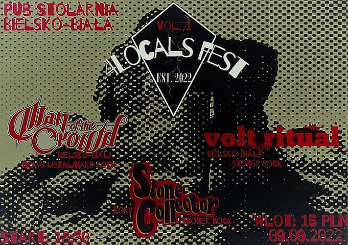  4Locals Fest vol. I Na zdjęciu plakat koncertu