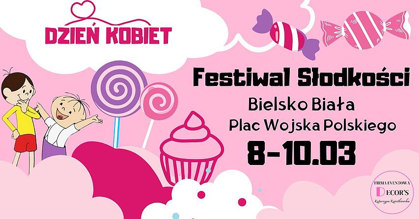  Bajkowy Festiwal Słodkości Na zdjęciu plakat