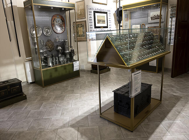  Muzeum Historyczne w Bielsku-Białej: wystawy stałe Na zdjęciu fragment stałej ekspozycji muzeum