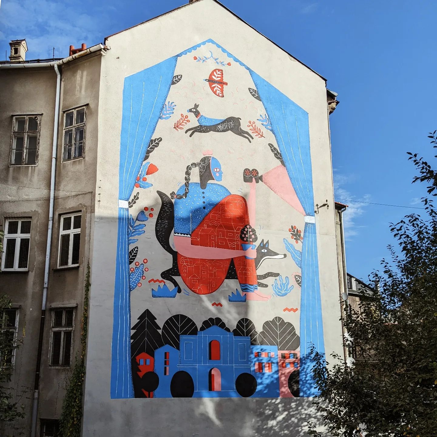 Alicja Jakimów i Katarzyna Zolich: Miasto- Natura oraz inauguracja muralu