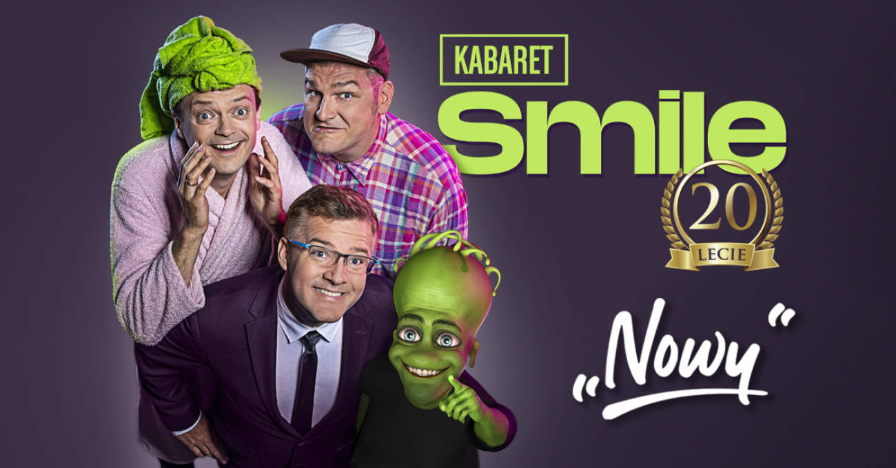  Kabaret Smile: Nowy Na zdjęciu plakat kabaretu